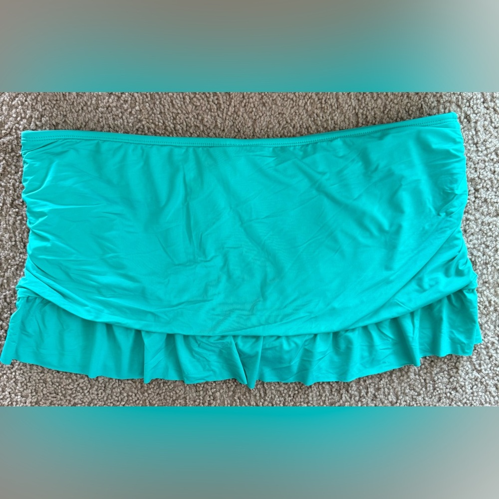 Kenneth Cole Reaction Teal Swim Sarong - Picture 3 of 8